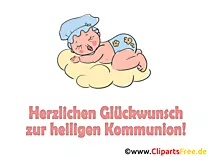 Herzlichen Glueckwunsch zur Kommunion E Karten zur Kommunion
