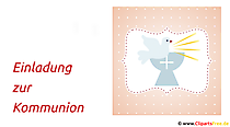 Kommunion Einladung