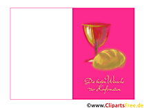 Clipart z życzeniami konfirmacja darmowy