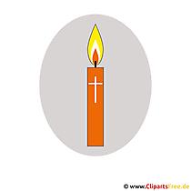 Cliparts Konfirmation - Kerze