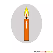 Cliparts Konfirmation - Kerze