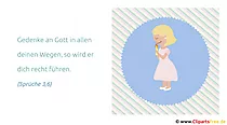 Sprüche und Konfirmationskarten