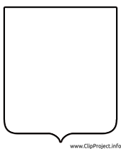 Wappenvorlage Schild Clipart