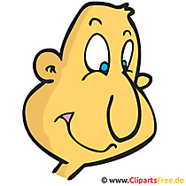Cartoonkopf Clipart, Bild, Cartoon, Grafik, Illustration