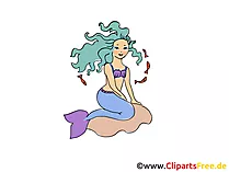 Cliparts Meerjungfrau
