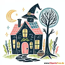 Hexenhaus Clipart