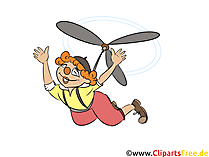 Karlsson vom Dach Clipart, Bild, Illustration