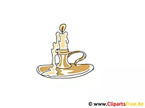 Kerzenhalter, Kerzenständer Clipart