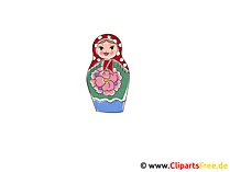 Matreschka Clipart, Bild