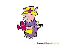 Pig Clip Art, Comic, Pic, Image gratis