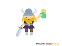 Viking Clipart, Image, Gif, Cartoon free