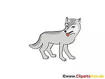 Wolf Bild, Cartoon, Clipart