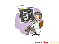Arzt Bild, Cartoon, Grafik, Clipart