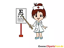 Augenarzt Bild, Cartoon, Clipart
