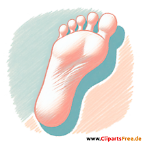 Barfuß Clipart - Bilder zum Herunterladen