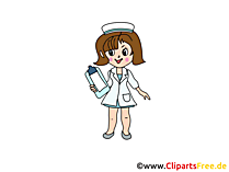 Clipart frei Krankenschwester