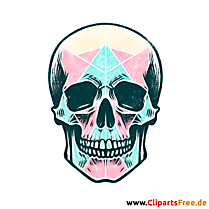 Clipart Totenkopf - Bilder zum Herunterladen