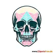 Clipart Totenkopf - Bilder zum Herunterladen