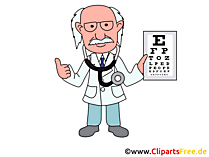 Clipartbild Augenarzt