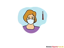 Frau mit Maske Corona Bilder kostenlos