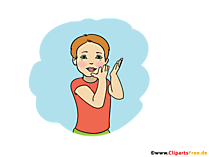 Junge zeigt saubere, gewaschene Hände - Hygiene Bilder für Schule und Kindergarten