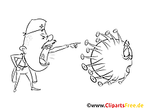 Viren Grafik, Clipart, Illustration Viren Grafik, Clipart, Illustration