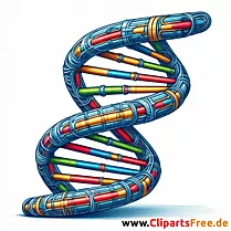 Ilustración de ADN para imprimir