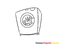 Hygiene Clipart Schwarz-Weiss