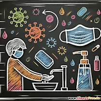 Infektionsschutz Clipart zum Thema Medizin