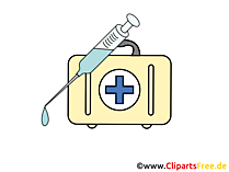 Medizin Cartoon, Bild, Grafik