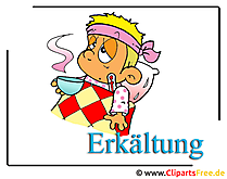 Medizin Clipart-Bild Erkältung