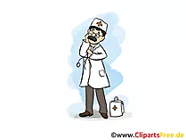 Medizin und Gesundneit Clipart, Bild, Cartoon