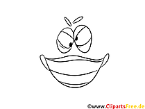 Mundschutzmaske Grafik, Bild, Clipart Schwarz-Weiss