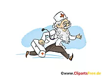 Notarzt, Nothilfe Clipart, Bild, Cartoon, Grafik gratis