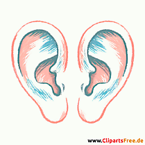 Ohren Clipart - Bilder zum Herunterladen