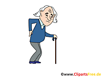 Rentner Clipart, Bild, Grafik