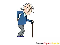 Rentner Clipart, Bild, Grafik