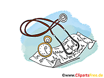 Stethoskop Clipart, Bild, Cartoon