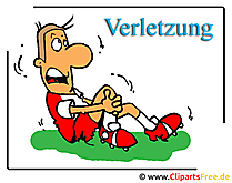 Verletzung im Sport - Medizin Clipart free