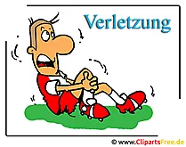 Verletzung im Sport - Medizin Clipart free