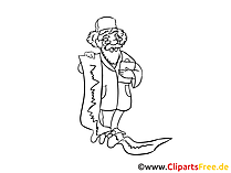 Verschreibung vom Arzt Zeichnung, Grafik,  Clipart, Bild