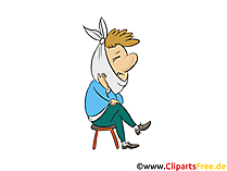 Zahnschmerzen Clipart, Bild, Illustration