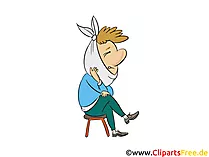 Zahnschmerzen Clipart, Bild, Illustration