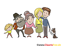 Family Clip Art, Comic, Cartoon, Illustration free