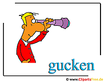 Gucken Clipart Mensch free