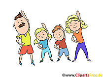 Illüstrasyon, resmi clipart aile
