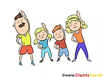Illüstrasyon, resmi clipart aile