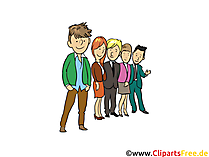 Klasse, Schüler - Menschen, Menschenbilder, Cliparts Menschen