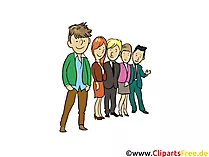Klasse, Schüler - Menschen, Menschenbilder, Cliparts Menschen