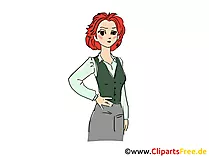Lehrerin Manga Bild, Clipart, Comic, Cartoon, Grafik